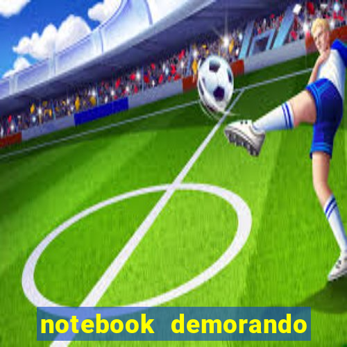 notebook demorando para ligar tela preta